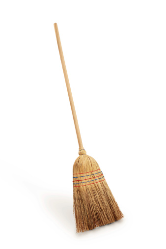 Straw broomstick photo