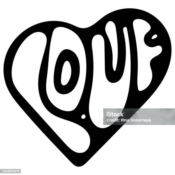 Vektor Bentuk Hati Ilustrasi Cinta Desain Gambar Tangan Untuk Latar
