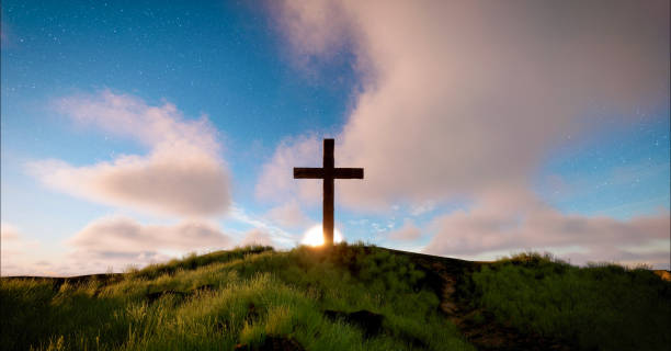 istock One cross on the hill 1563006999