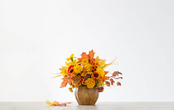istock autumnal bouquet in ceramic vase on white background 1563023363