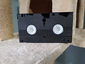 Back of old VHS Tape
