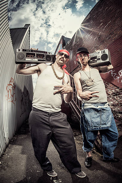 istock Gangstas with Boomboxes 156303689