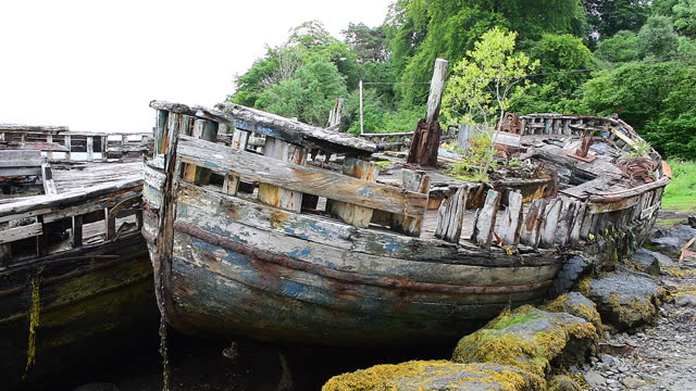 Shipwreck at Salen, Isle of Mull, Scotland