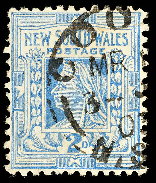 Photo of Vintage Australia Postage Stamp