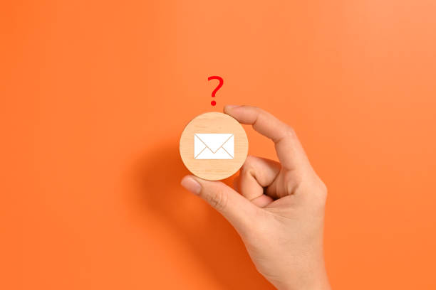 istock Unknown and new email message notification, Inbox receiving electronic message alert, Caution and warning for notification error on message, Dangerous information alert and incorrect data connection 1563158578