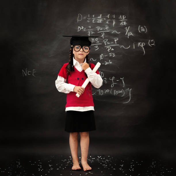Photo of youth woman upset shrug shoulders ignorance thoughtful degree isolated over blue color background.