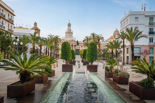 Cadiz City Hall at Plaza de San Juan de Dios Square - Cadiz, Andalusia, Spain