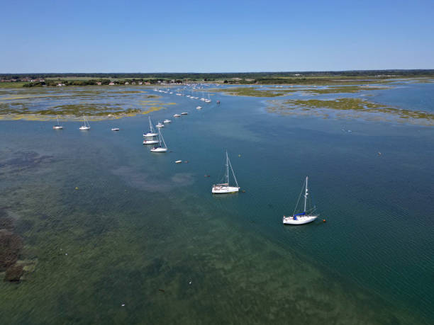 istock Keyhaven mooring line in marshes nature reserve 1563200476