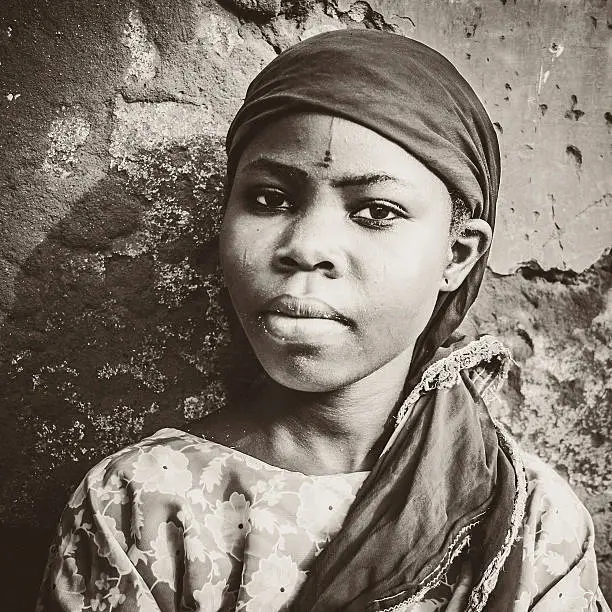 Photo of African girl portrait.