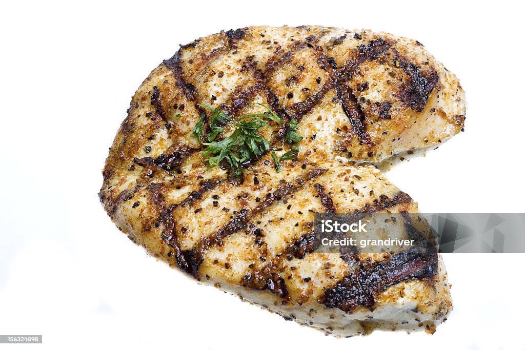 Petto di pollo alla griglia - Foto stock royalty-free di Pollo ai ferri