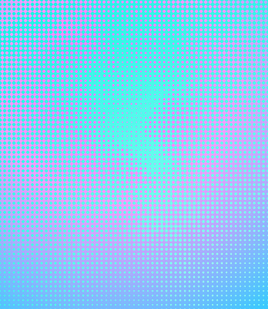 Multi-Colored Background of cloudscape with halftone pattern