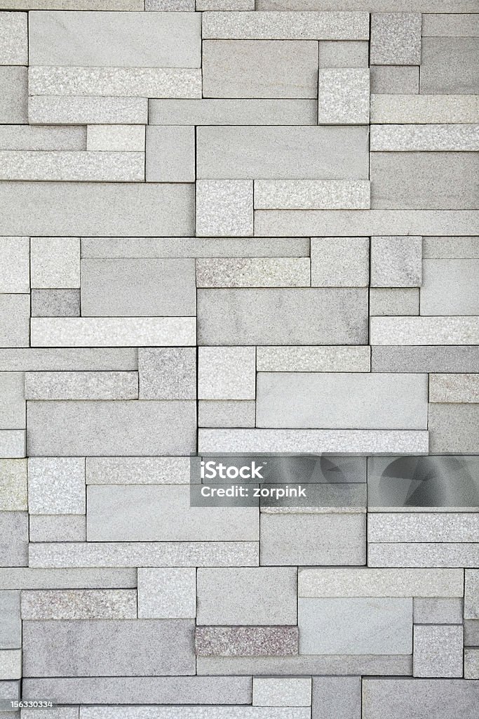 Stile di muro bianco naturale - Foto stock royalty-free di A forma di blocco