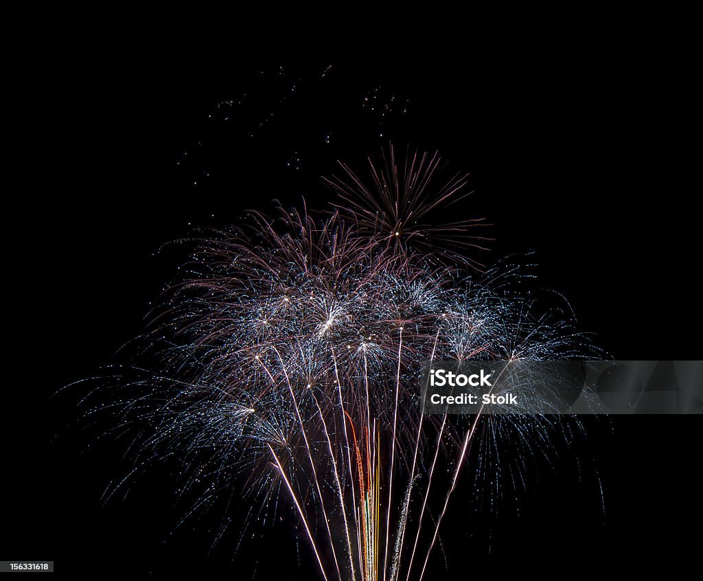 Feuerwerk - Lizenzfrei Bunt - Farbton Stock-Foto