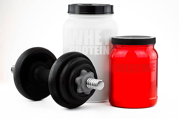 Nutritional Supplements For Muscle Growth stock photo