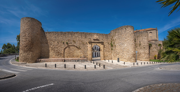 Charles V Gate at Puerta de Almocabar Gate and Walls - Ronda, Andalusia, Spain