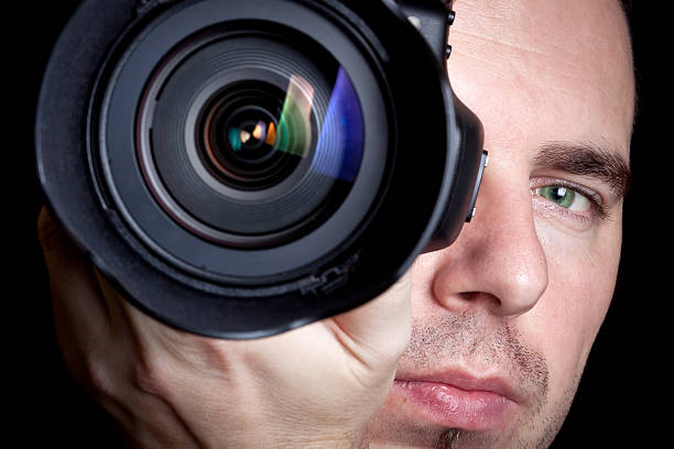 istock Photographer taking pictures with camera 156335096