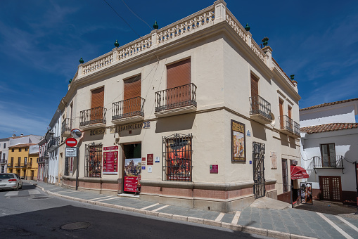 Ronda, Spain - Apr 28, 2019: Museo del Bandolero (Brigandage Museum) - Ronda, Andalusia, Spain