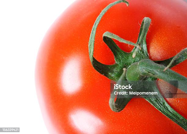 Top Pomodoro Isolato Su Bianco - Fotografie stock e altre immagini di Alimentazione sana - Alimentazione sana, Cibo, Cibo biologico