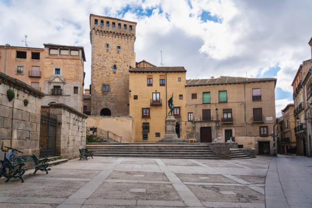 istock Plaza Medina del Campo Square - Segovia, Spain 1563407099