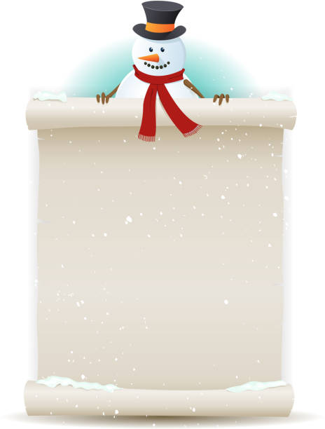 Santa muñeco de nieve fondo de - ilustración de arte vectorial