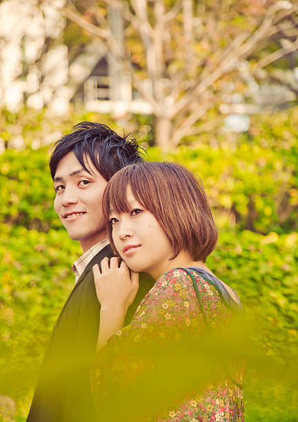 istock Autumn Japanese Couple 156342021