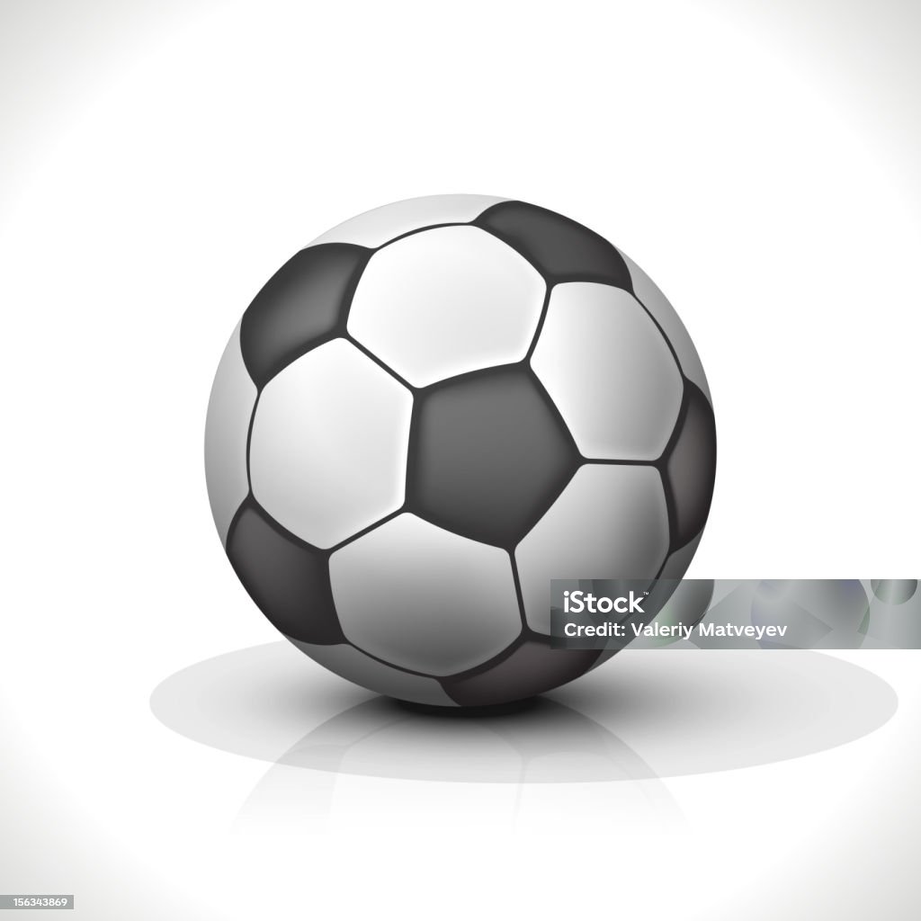 Bola de futebol - Vetor de Bola de Futebol royalty-free