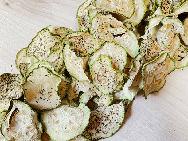 istock Dried zucchini, a vegetable from the home garden 1563456418