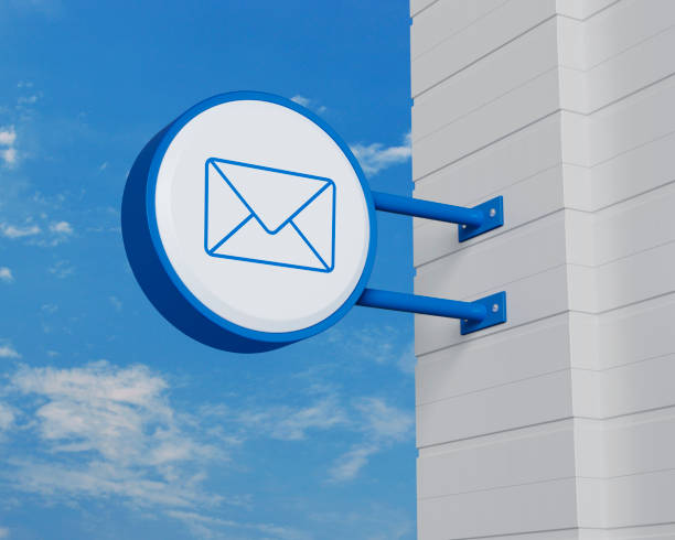 istock Business contact us online concept, 3D rendering 1563462378