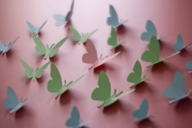 istock Color paper butterflies 1563462928
