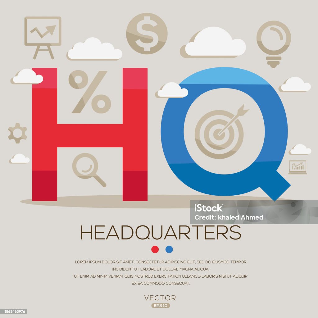 Vector Hq Hq Headquarters Stock Illustration - Download Image Now - Apartment ...