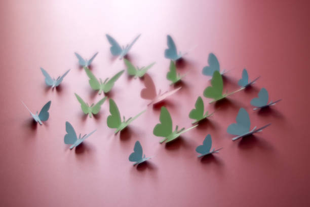 istock Color paper butterflies 1563465001