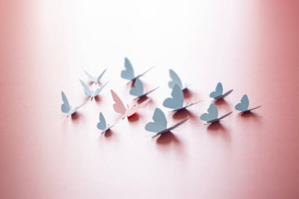 istock Color paper butterflies 1563466085