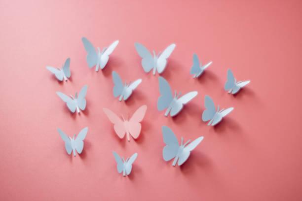 istock Color paper butterflies 1563466086