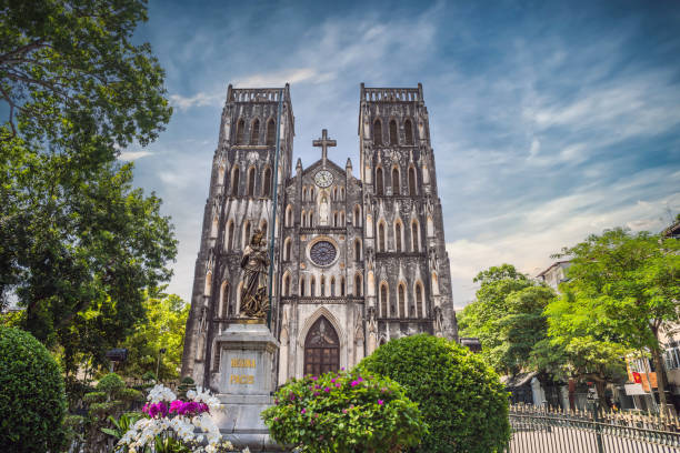 istock St Joseph's Cathedral in Hanoi, Vietnam. architecture 1563498917