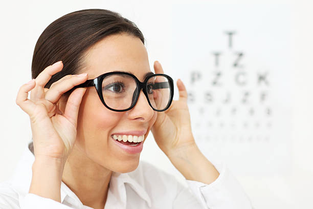 istock Woman with large glasses 156352538