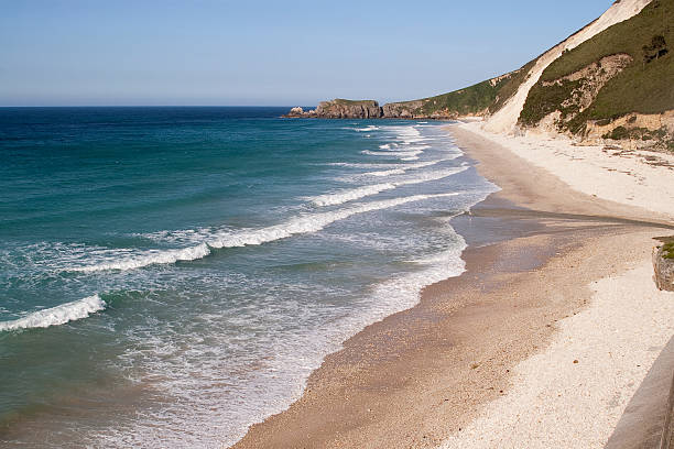 istock Beach in Asturias with clear blue sky 156354839