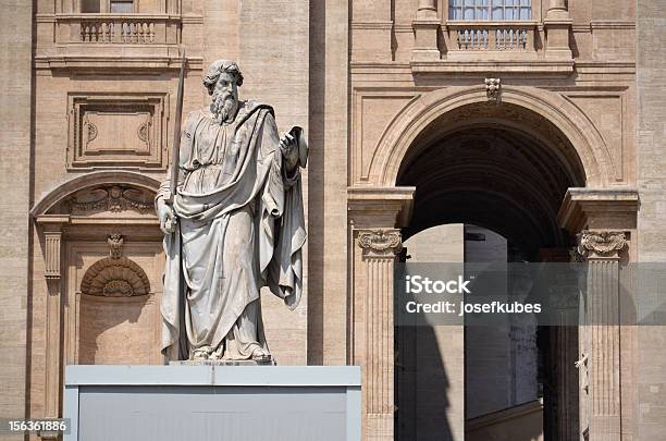 Statue Of Saint Paul In Vatican Stock Photo - Download Image Now - Apostle - Worshipper, Architecture, Art