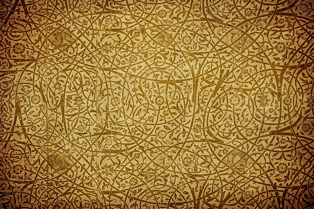 istock grunge background with oriental ornaments 156364086