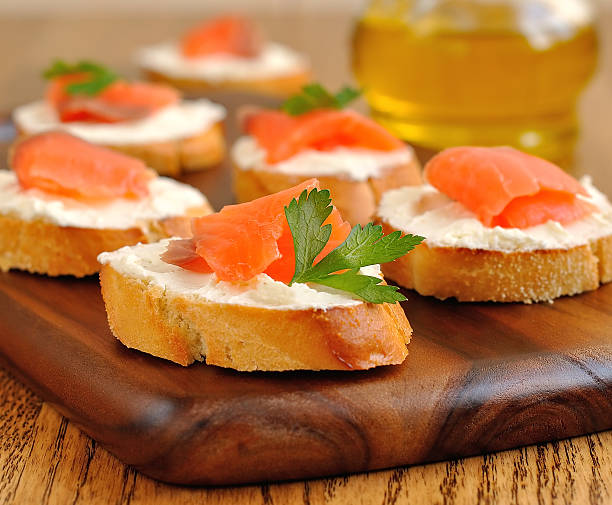 istock Sandwiches with a salmon 156365134