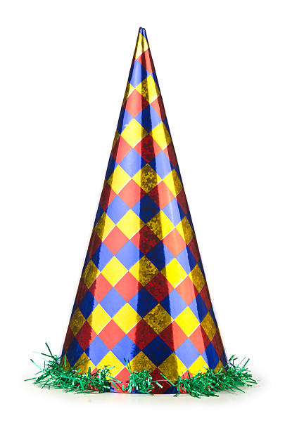 istock Party hat isolated on the white 156365945