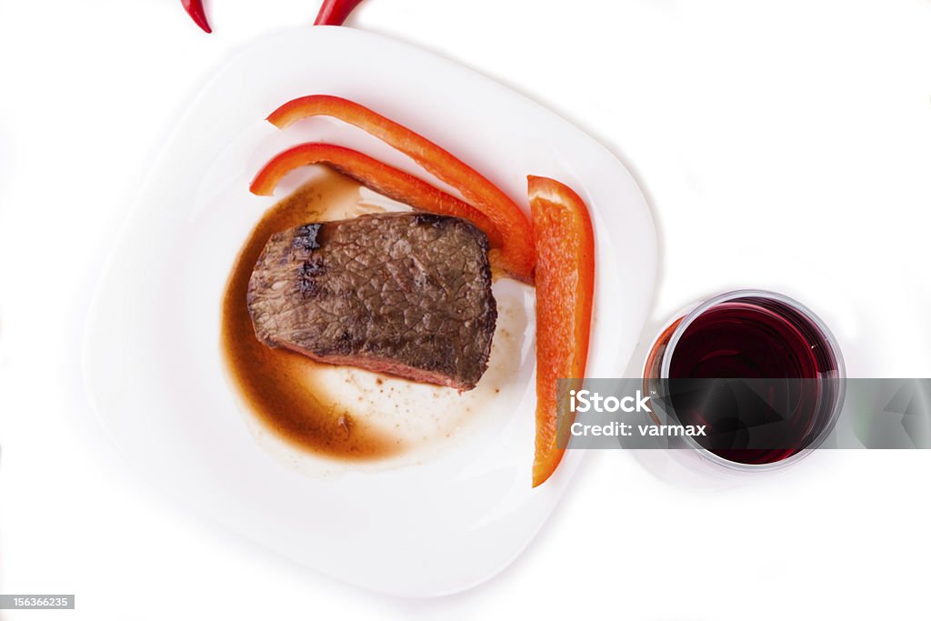 Bistec con Chile - Foto de stock de Alimento libre de derechos