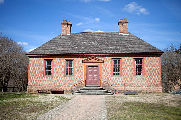 istock Colonial architecure in Williamsburg, Va 156366401