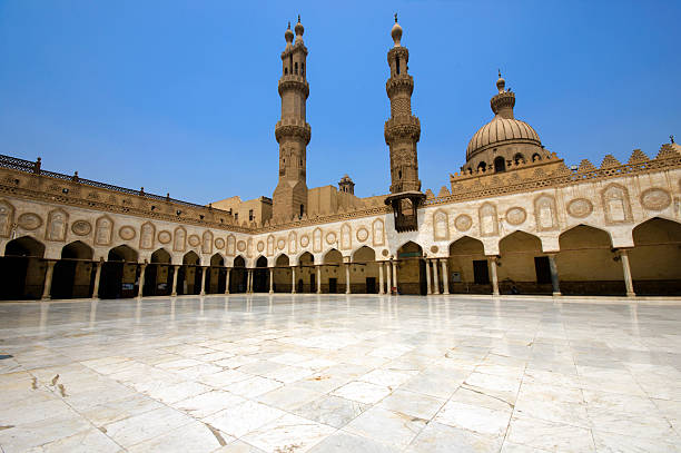 mosquée al-azhar - al azhar photos et images de collection