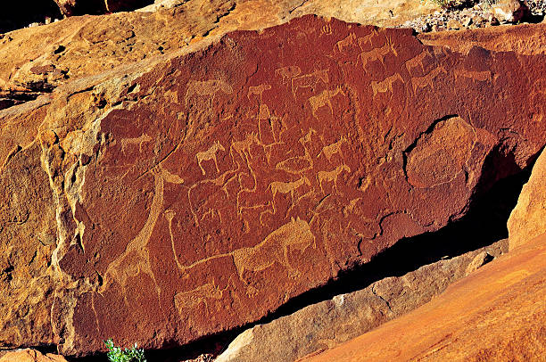 istock Rock engravings at Twyfelfontein, Namibia 156371691