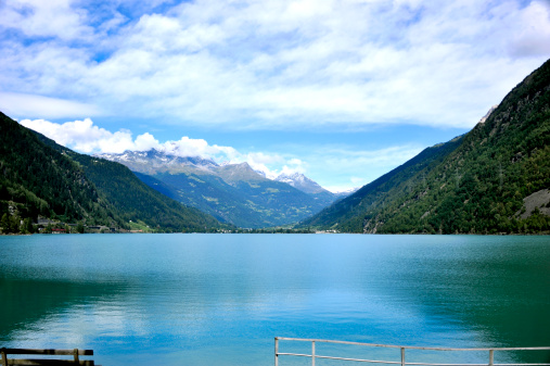 Lago di Poschiavo is a natural lake in the Poschiavo valley in the canton of Grisons, Switzerland.
