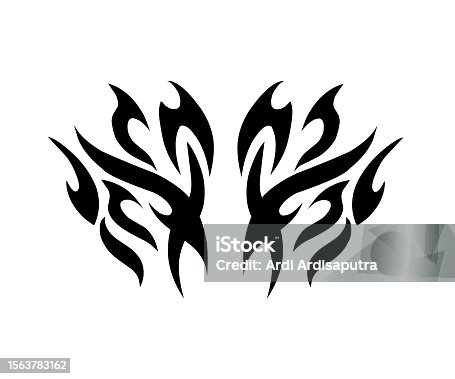 istock abstract tribal tattoo ornament elements 1563783162