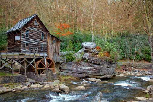 Glade Creek, Old Grist Mill, Babcock State Park, West Virginia