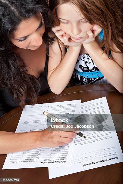 Child Support Forms Stock Photo - Download Image Now - Child, Child Support, Form - Document