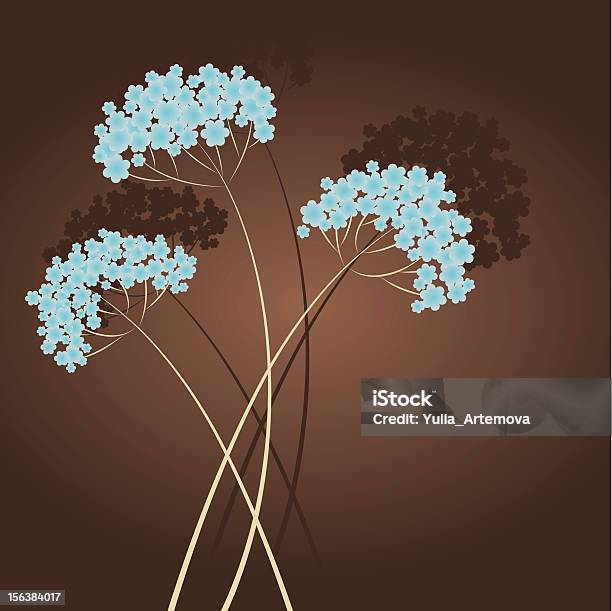 Fundo De Vector - Arte vetorial de stock e mais imagens de Azul - Azul, Botânica - Ciência de plantas, Castanho