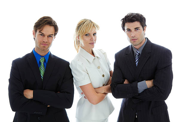 istock confident young attractive business team 156384335